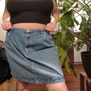 Vintage Faded Glory Denim Skirt